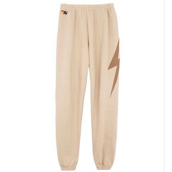Aviator Nation Bolt Size XS Sweatpants Sand Mocha Size XS - Picture 13 of 13